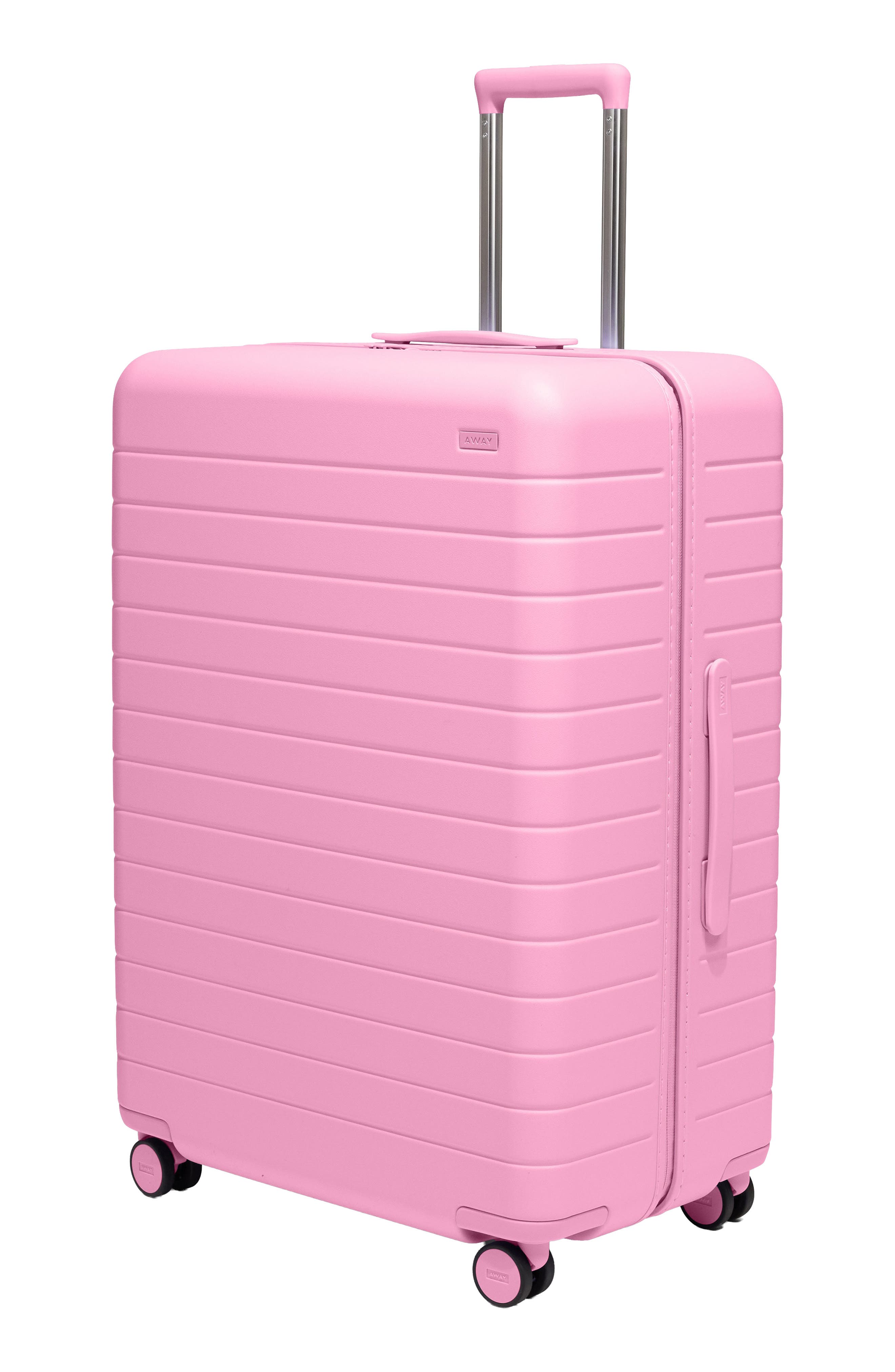 Away The Medium Checked Suitcase, Alternate, color, Mochi Pink