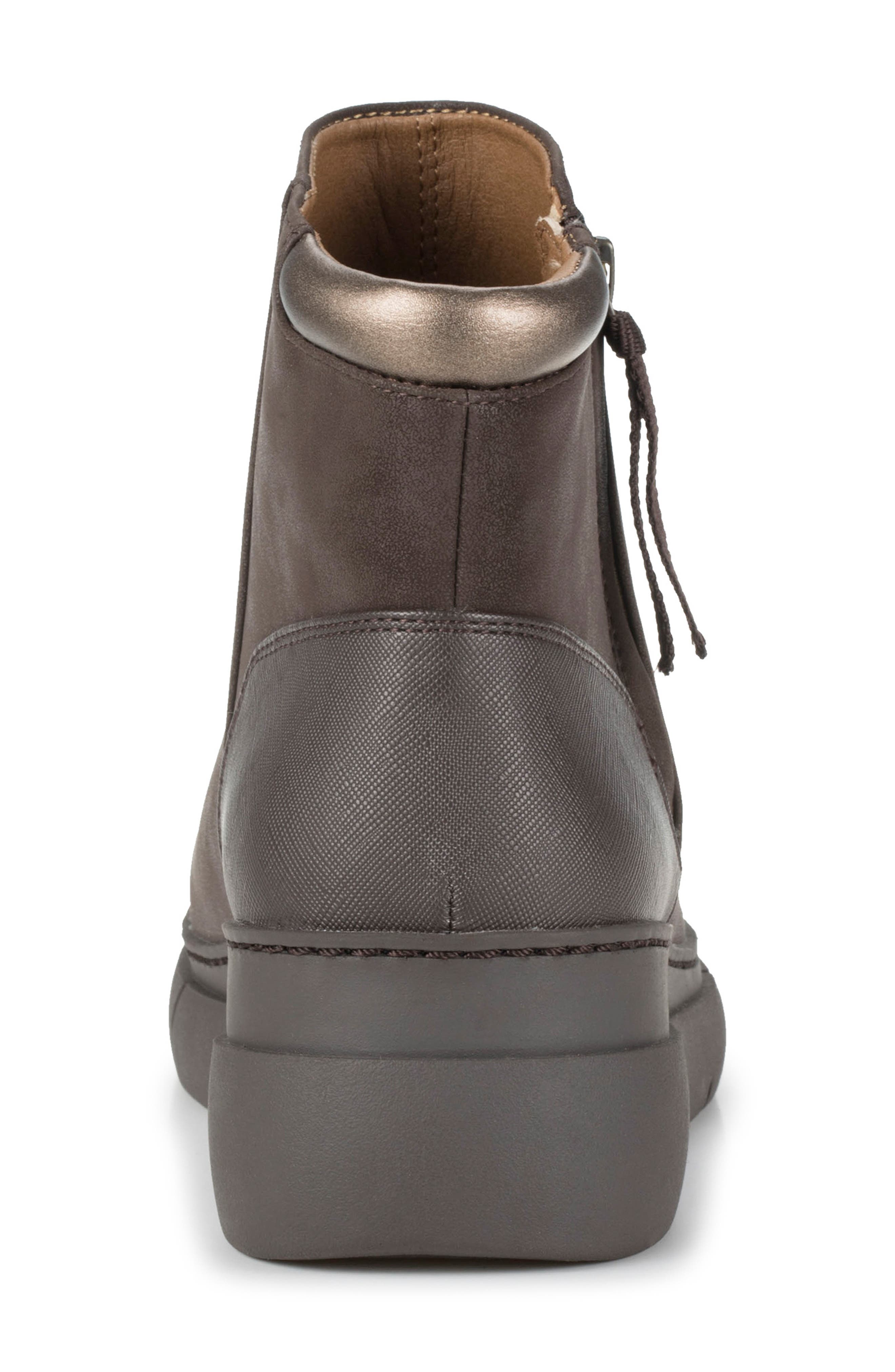 Lakelyn Wedge Bootie, Alternate, color, DARK BROWN