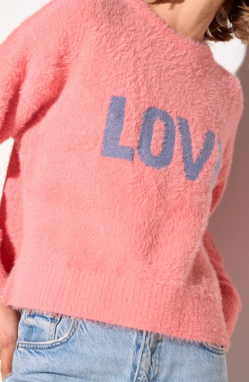 Spiritual Gangster Love Keats Intarsia Sweater In Animal Print