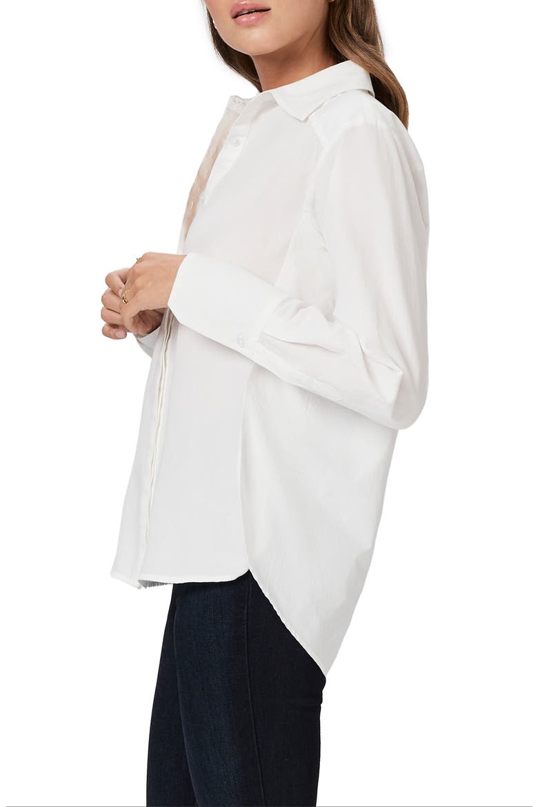 Clemence Button-Up Shirt, Alternate, color, WHITE