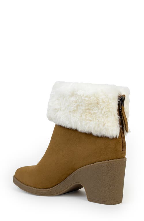 Aerosoles Booker Wedge Bootie In Brown