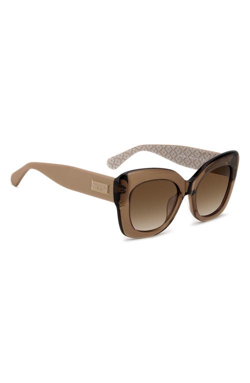 Kate Spade New York Kalie 52mm Gradient Square Sunglasses In Brown
