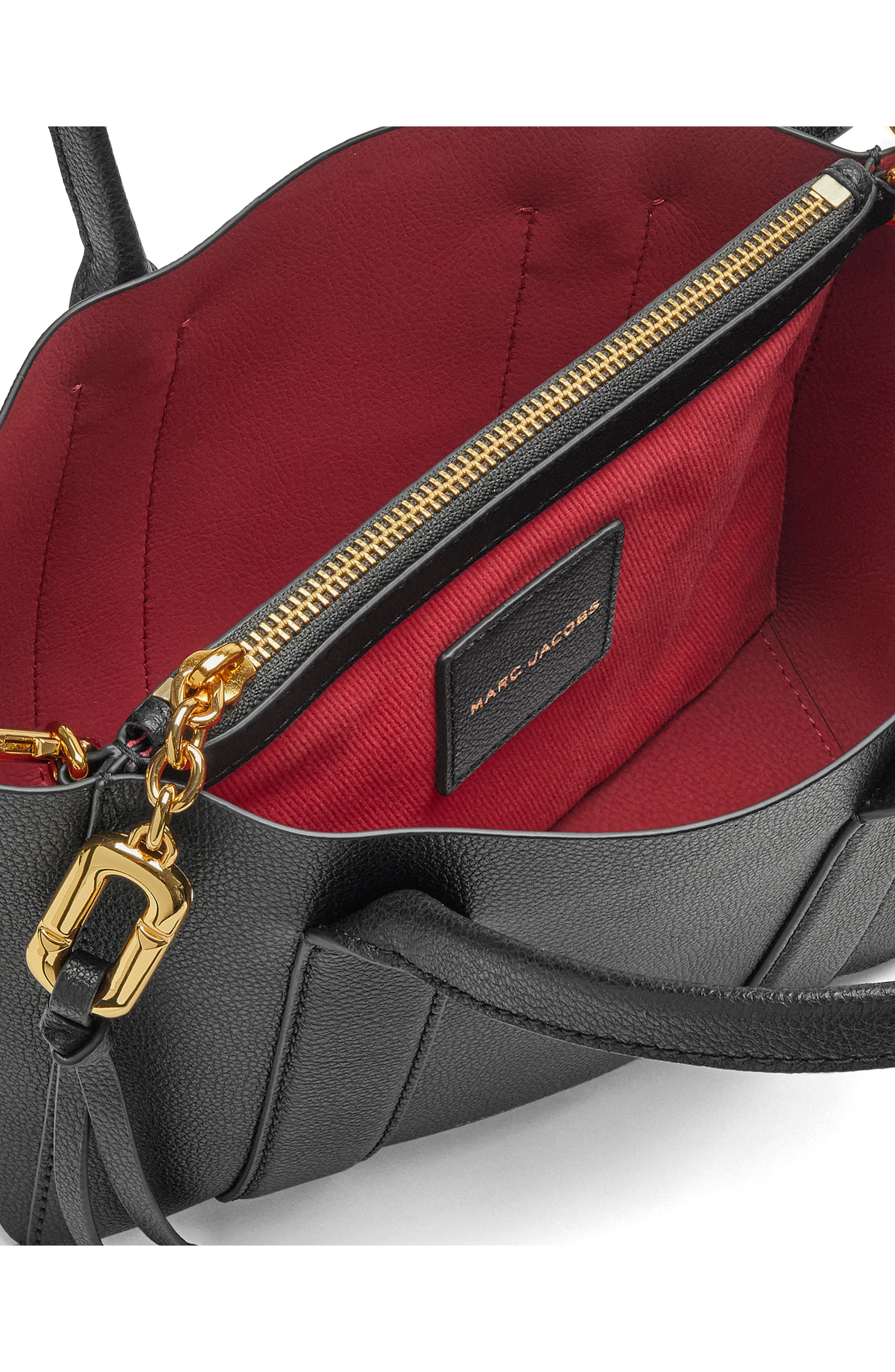 Scene Small Work Tote, Alternate, color, BLACK