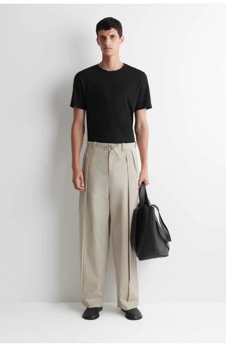 COS Regular-fit Cotton T-shirt, Alternate, color, Black