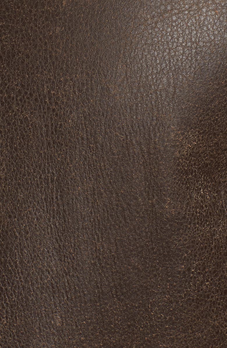 Schott NYC Genuine Shearling Vintage B-6 Bomber Jacket, Alternate, color,