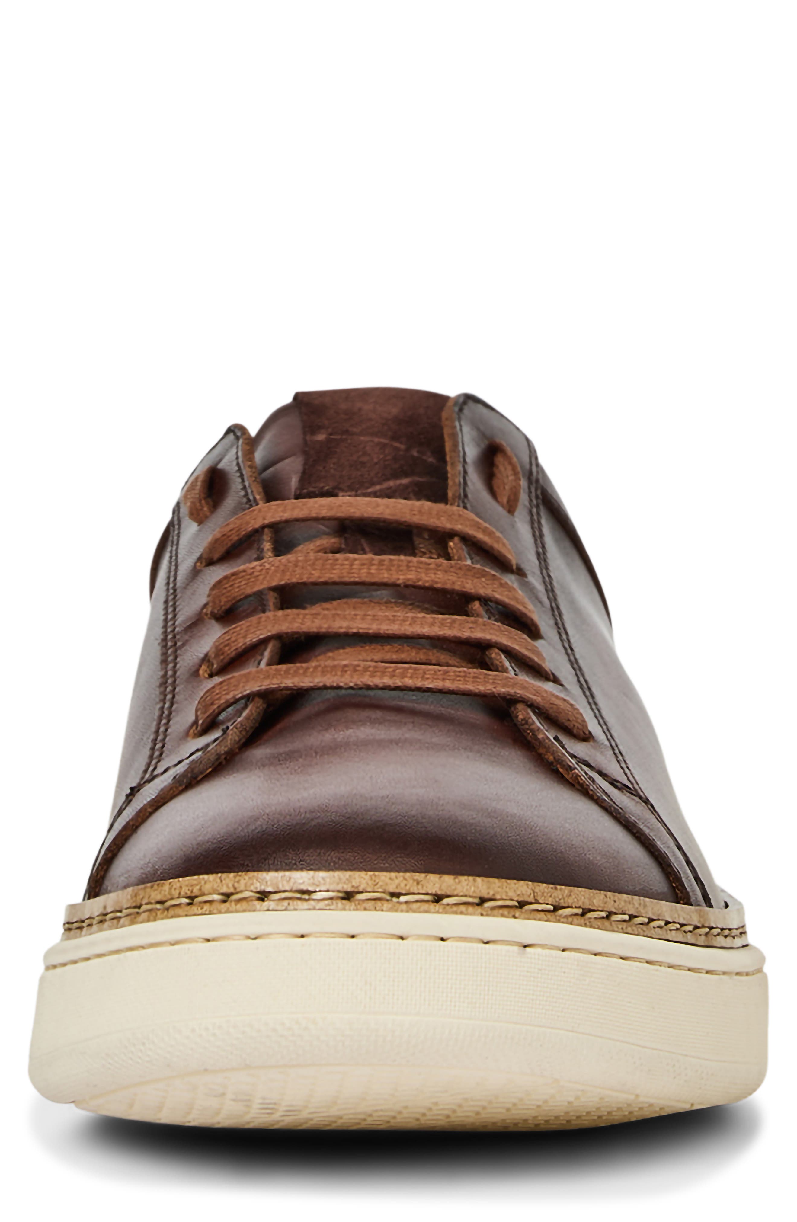 Brivio Lace-Up Sneaker, Alternate, color, BROWN CALF