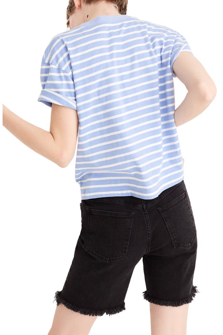 Baker Stripe Easy Crop Tee, Alternate, color, RAINWASHED PERI SOCOTRA STRIPE