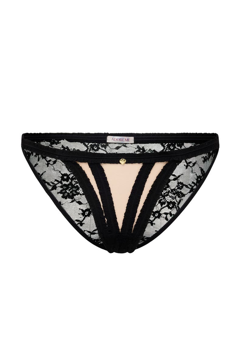 Lovisa Cheeky Panties, Alternate, color, Black