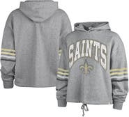 '47 Women's '47 Heather Gray New Orleans Saints Upland Bennett Pullover Hoodie