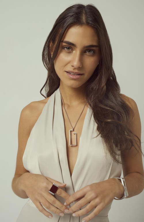 Cxc Ionian Necklace In Metallic