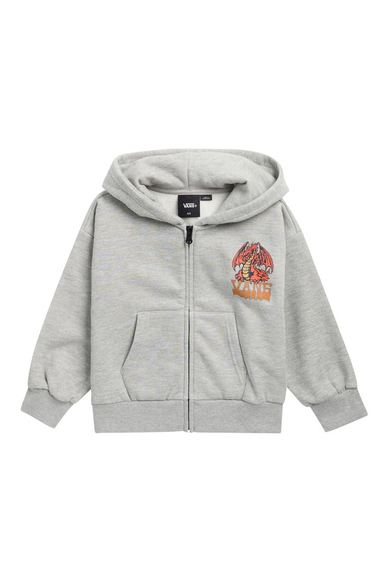 Kids' Living Legend Zip Hoodie, Main, color, CEMENT HEATHER