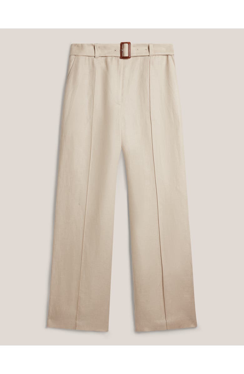 HOBBS LONDON Zainah High Waisted Wide Leg Trousers, Alternate, color, Neutral