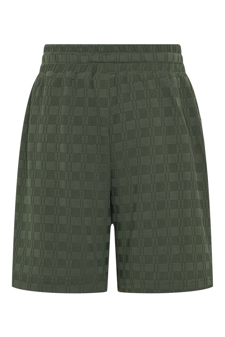 Kids' Textured Shorts, Alternate, color, OLIVE