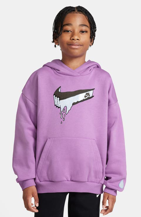 Boys' Purple Shirts & Sweatshirts