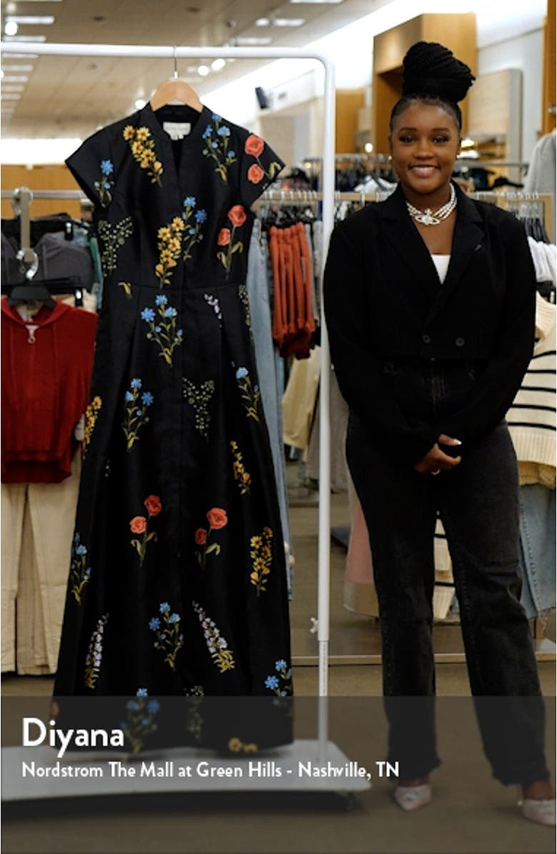 Marta Floral Mikado Ballgown, sales video thumbnail