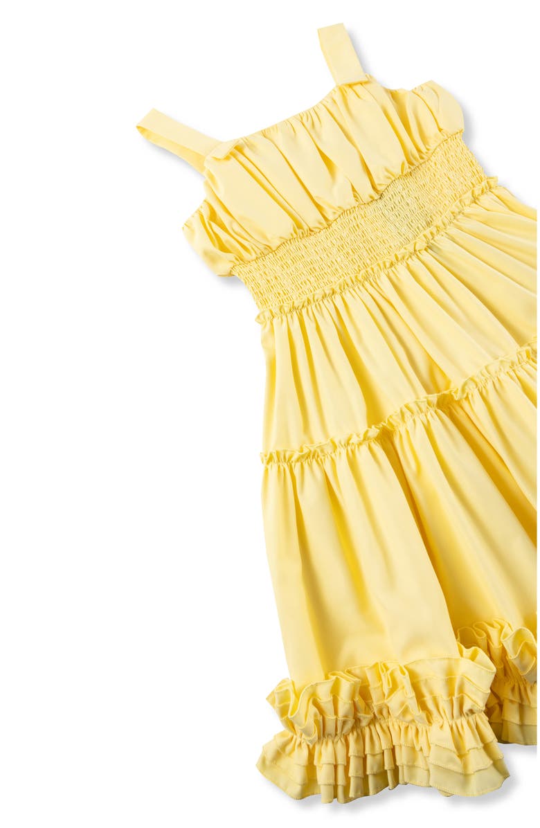 Habitual Kids Kids' Ruffle Smocked Waist Fit & Flare Dress, Alternate, color,