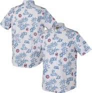 Reyn Spooner Men's Reyn Spooner  White Chicago Cubs Kekai Performance Button-Up Top