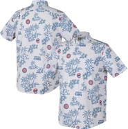 Reyn Spooner Men's Reyn Spooner  White Chicago Cubs Kekai Performance Button-Up Top
