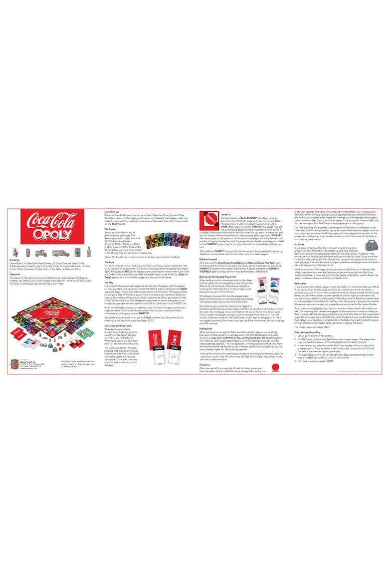 Coca-Cola Opoly, Alternate, color, Multicolor