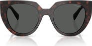 Prada 52mm Cat Eye Sunglasses