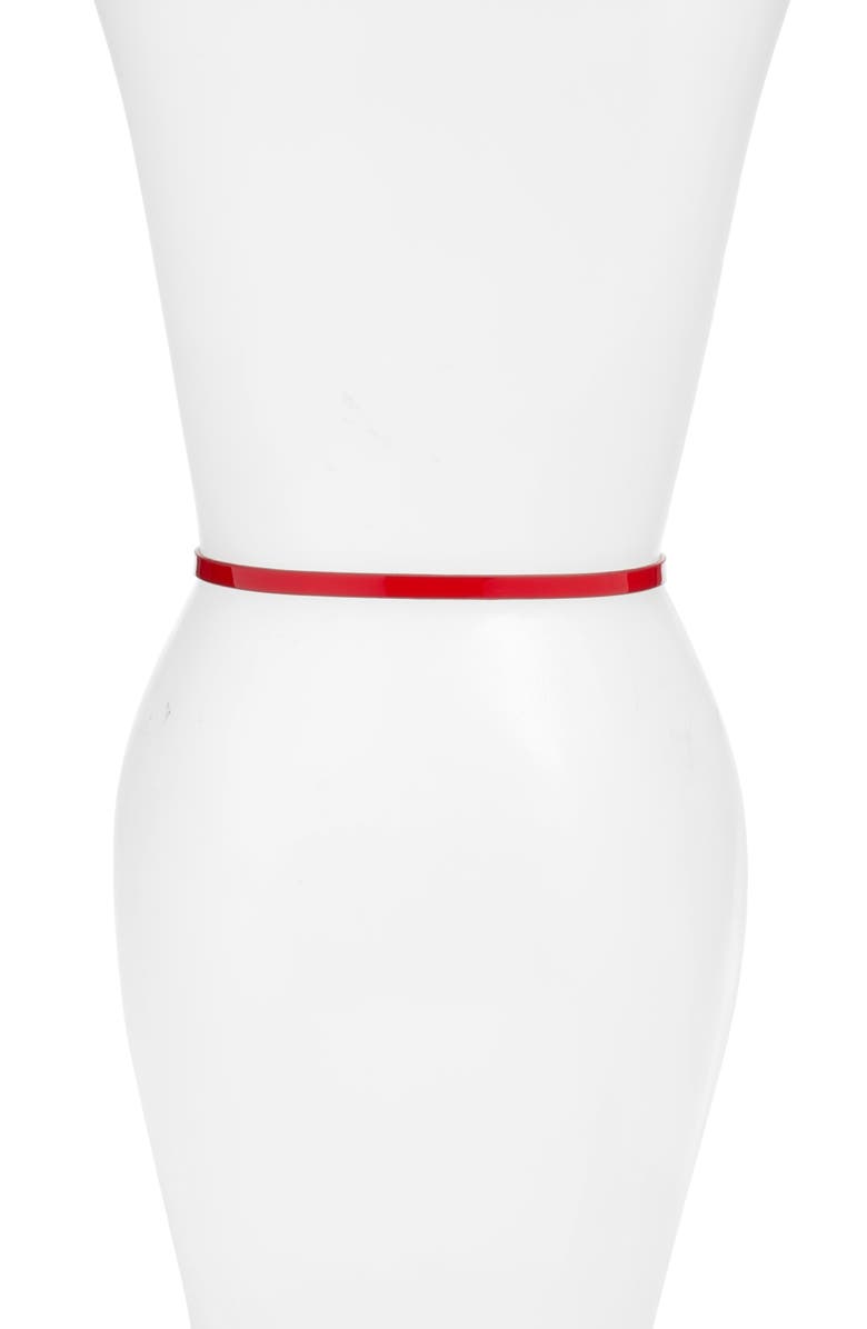 Halogen<sup>®</sup> Halogen Patent Bow Belt, Alternate, color,