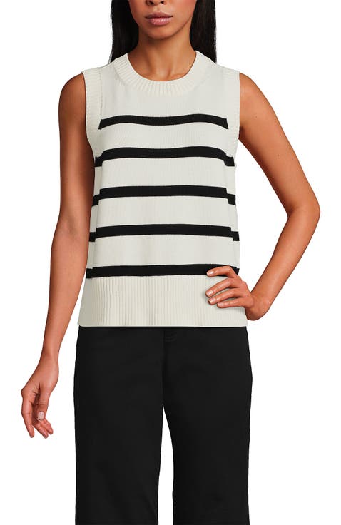 Drifter Cotton Easy Crew Neck Vest Sweater