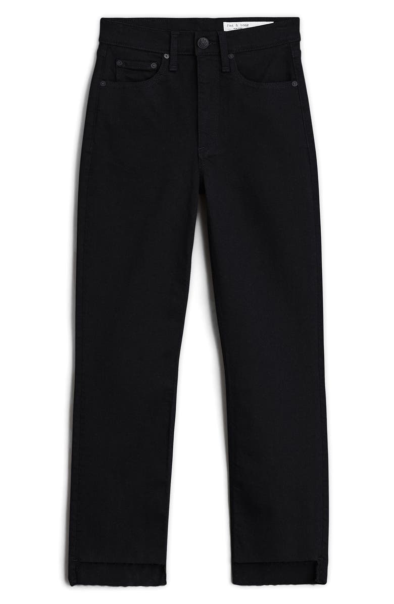 rag & bone Wren Slim Jeans, Alternate, color, Black