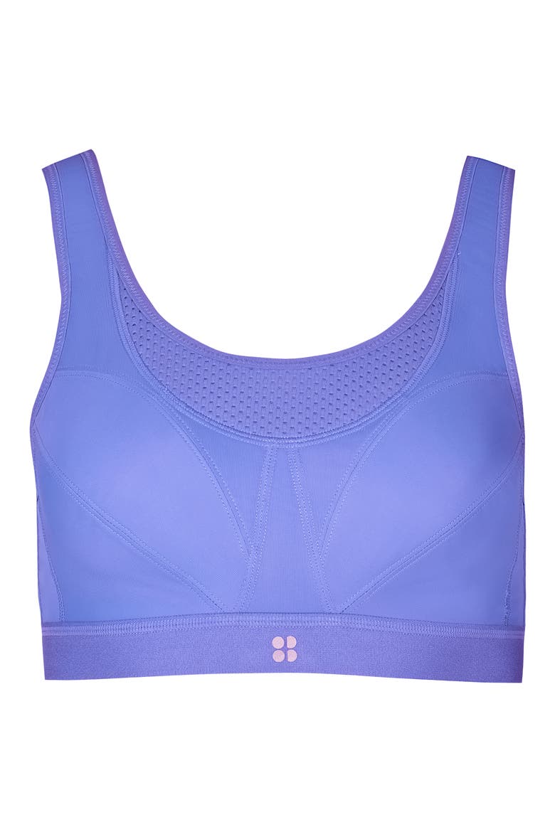 Ultra Run Sports Bra, Alternate, color, CORNFLOWER BLUE