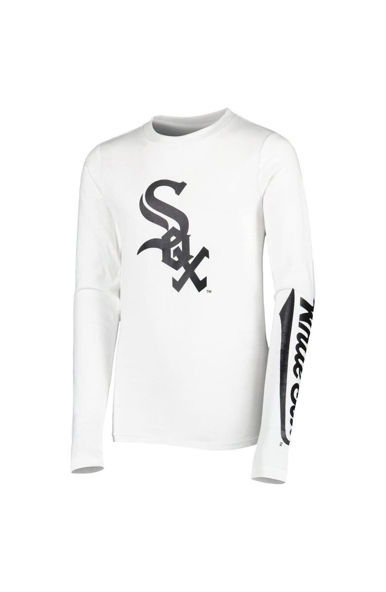 STITCHES Youth Stitches Black/White Chicago White Sox Combo T-Shirt Set, Alternate, color, 