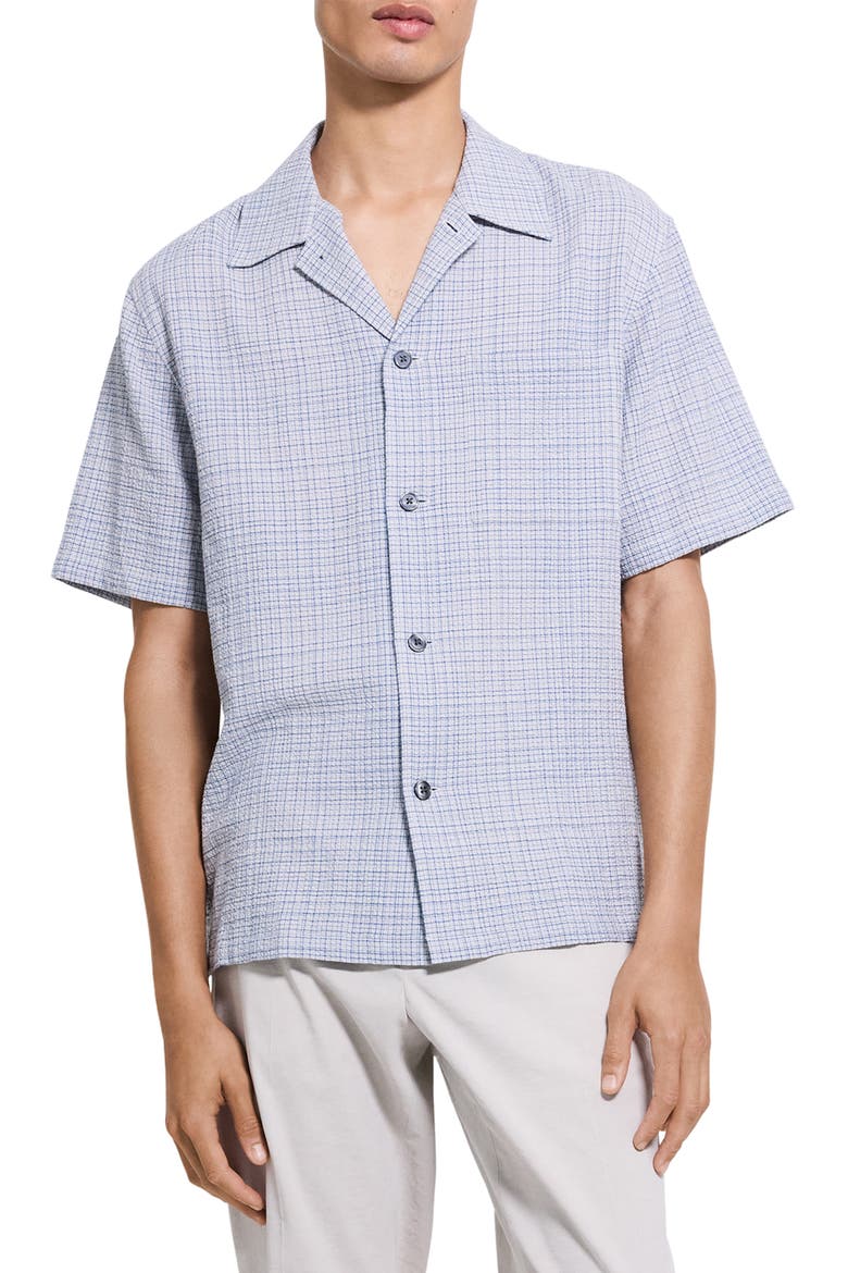 Mini Tex Camp Shirt, Main, color, BERING MULTI