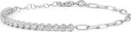 GLAZE JEWELRY Cubic Zirconia Mixed Chain Bracelet