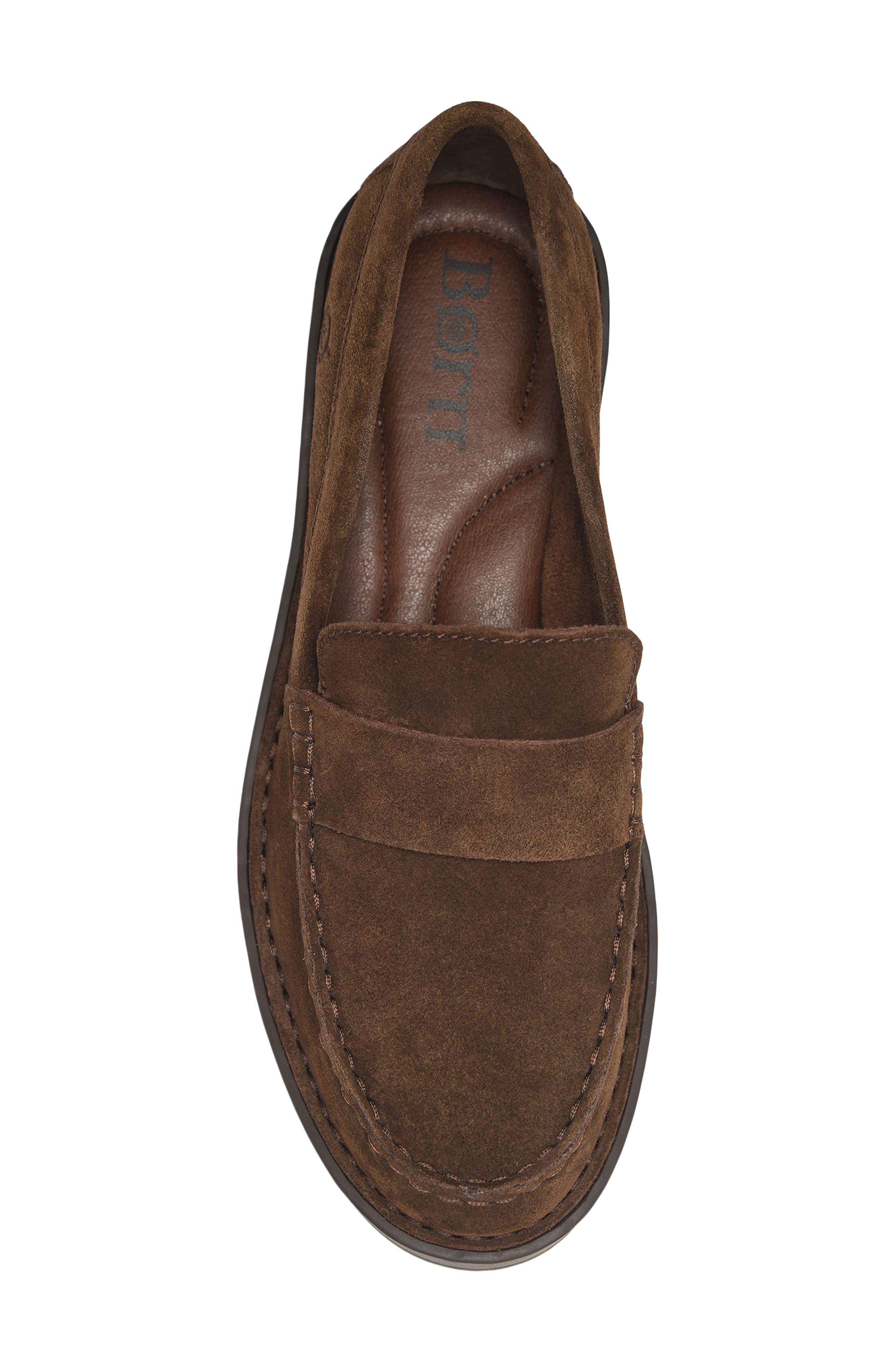 Celeste Lug Loafer, Alternate, color, CHOCOLATE SUEDE