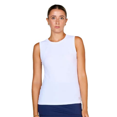 UV Colors Womens Sleeveless Tennis Shirt