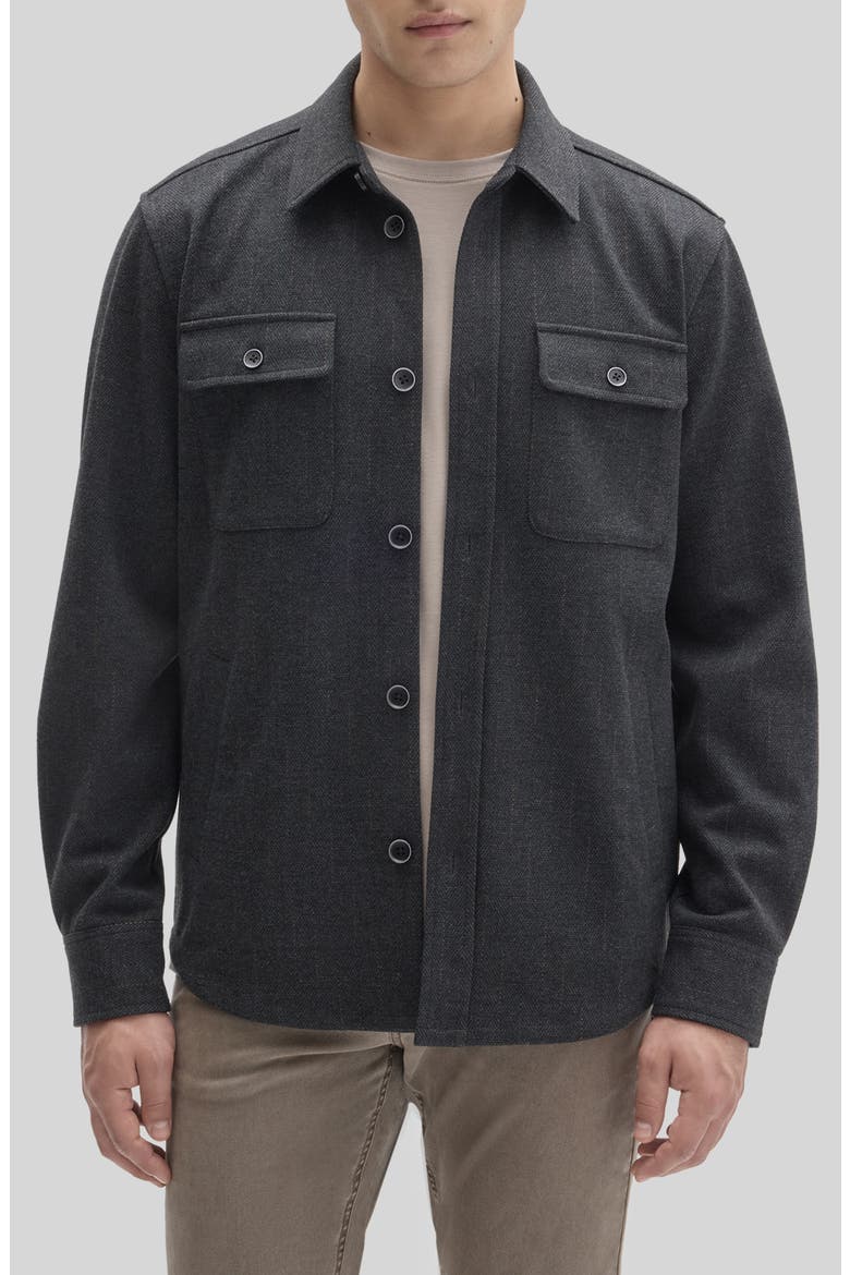 Gibbs Button Front Jacket, Main, color, GRAPHITE