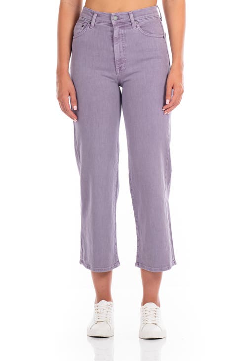 Women s Purple High Waisted Jeans Nordstrom