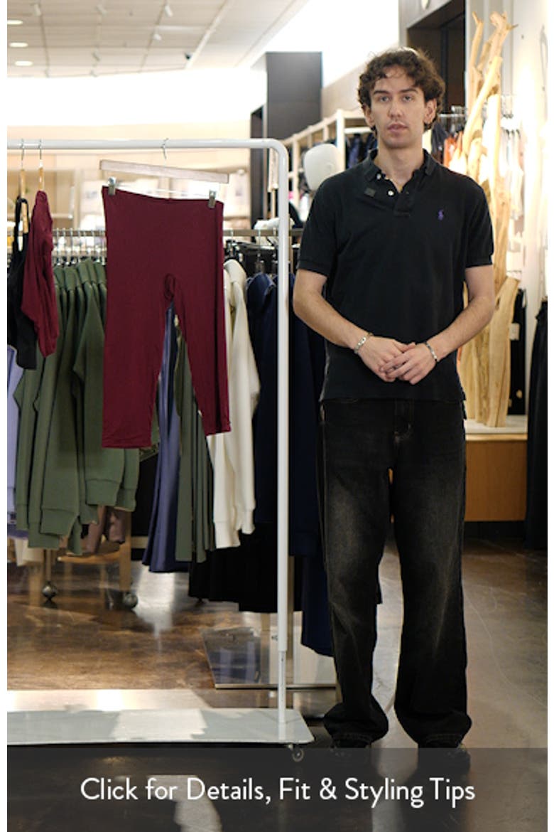 Asymmetric Waist Capri Leggings video