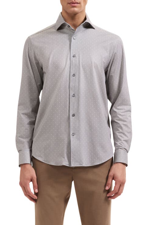 Devon OoohCotton® Stripe Button-Up Shirt