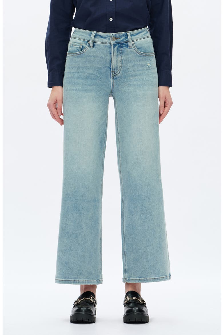 Lisa Ankle Wide Leg Jeans, Main, color, VINTAGE LIGHT BLUE