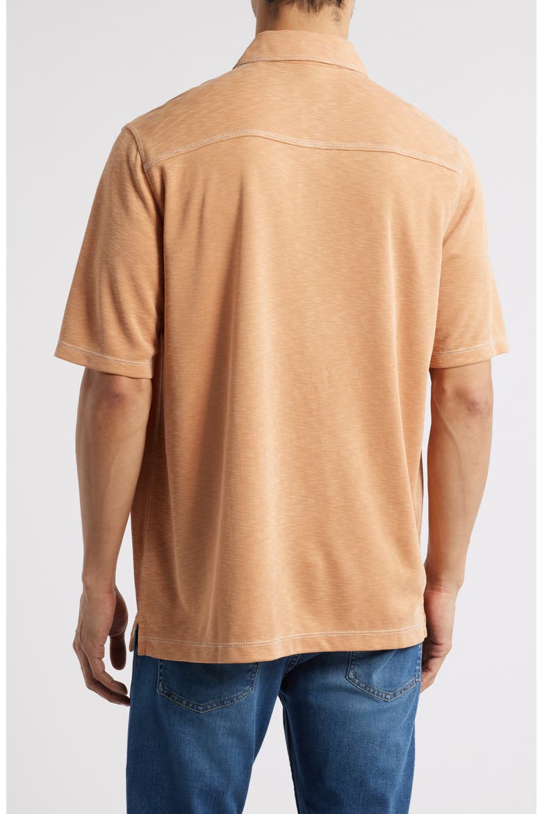 Vintage Slub Polo, Alternate, color, GINGER