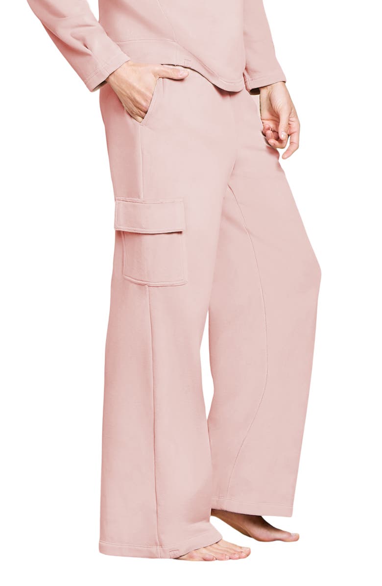 Barefoot Dreams<sup>®</sup> LuxeChic<sup>®</sup> Cargo Pants, Alternate, color, Willow