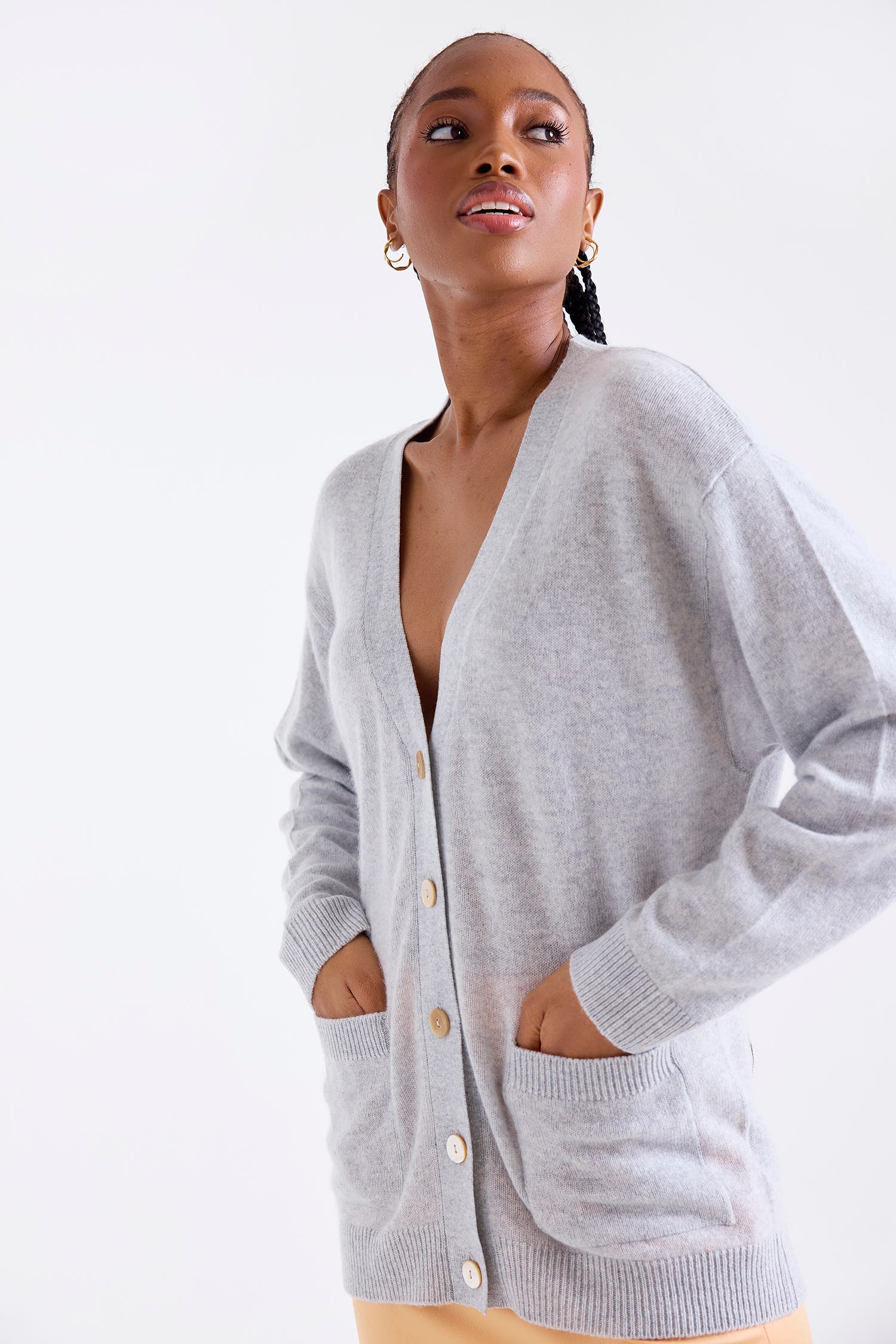 Oceane Oversize 100% Cashmere Cardigan - image 4