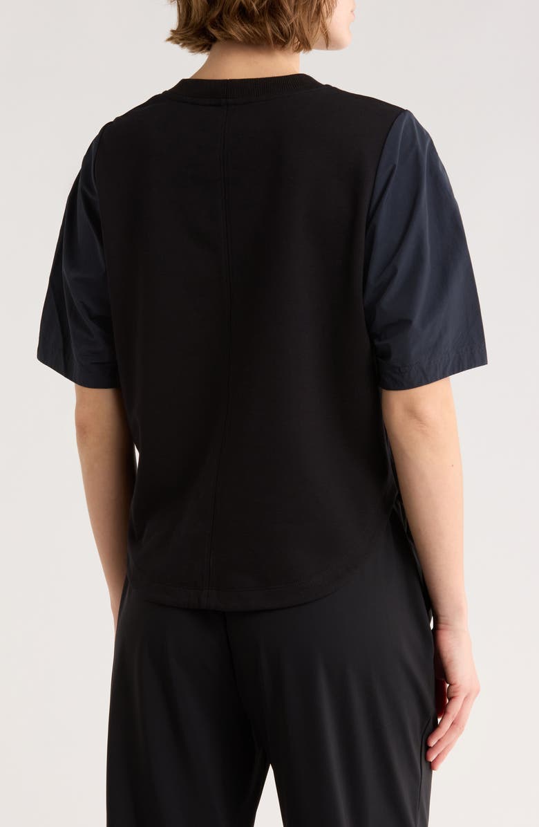 Sweaty Betty Avery Short Sleeve Top, Alternate, color, Black