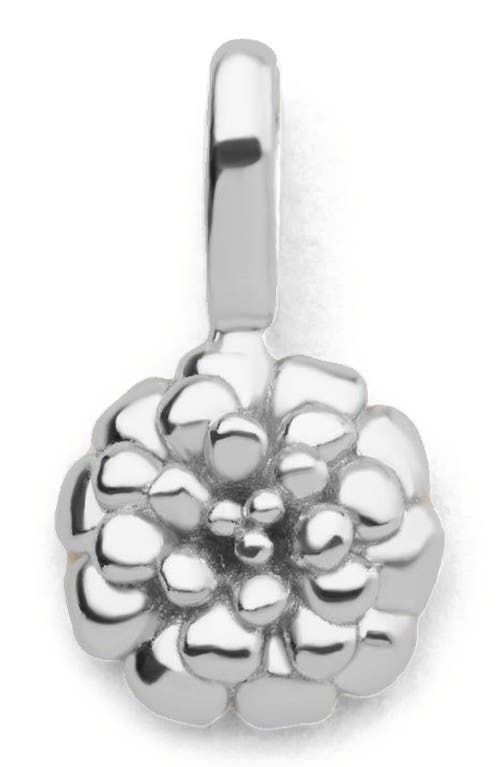 Made By Mary October Birth Flower Charm In Metallic