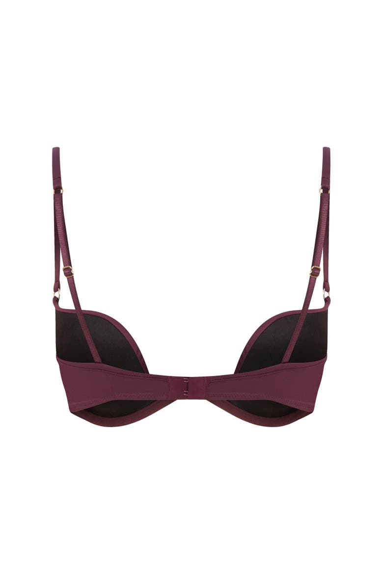 Seamless Push Up Bra, Alternate, color, Plum