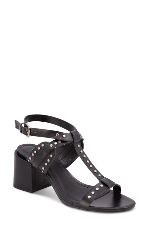 Edella Studded Ankle Strap Sandal (Women)