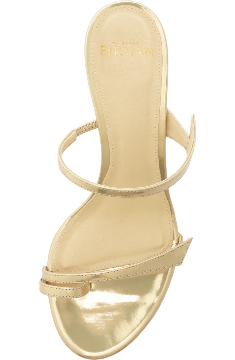 Alexandre Birman Tita Metallic Sandal, Alternate, color, Yellow