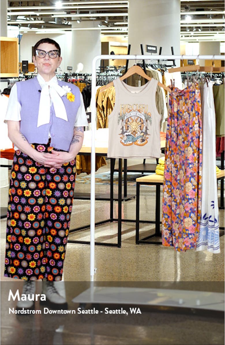 Sound Wave Rib Graphic Tank, sales video thumbnail