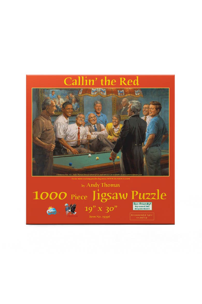 Callin' the Red 1000 piece Jigsaw Puzzle for Adults, Alternate, color, Multicolor