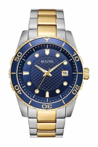 Men's Two-Tone Stainless Steel Bracelet Watch, 43mm