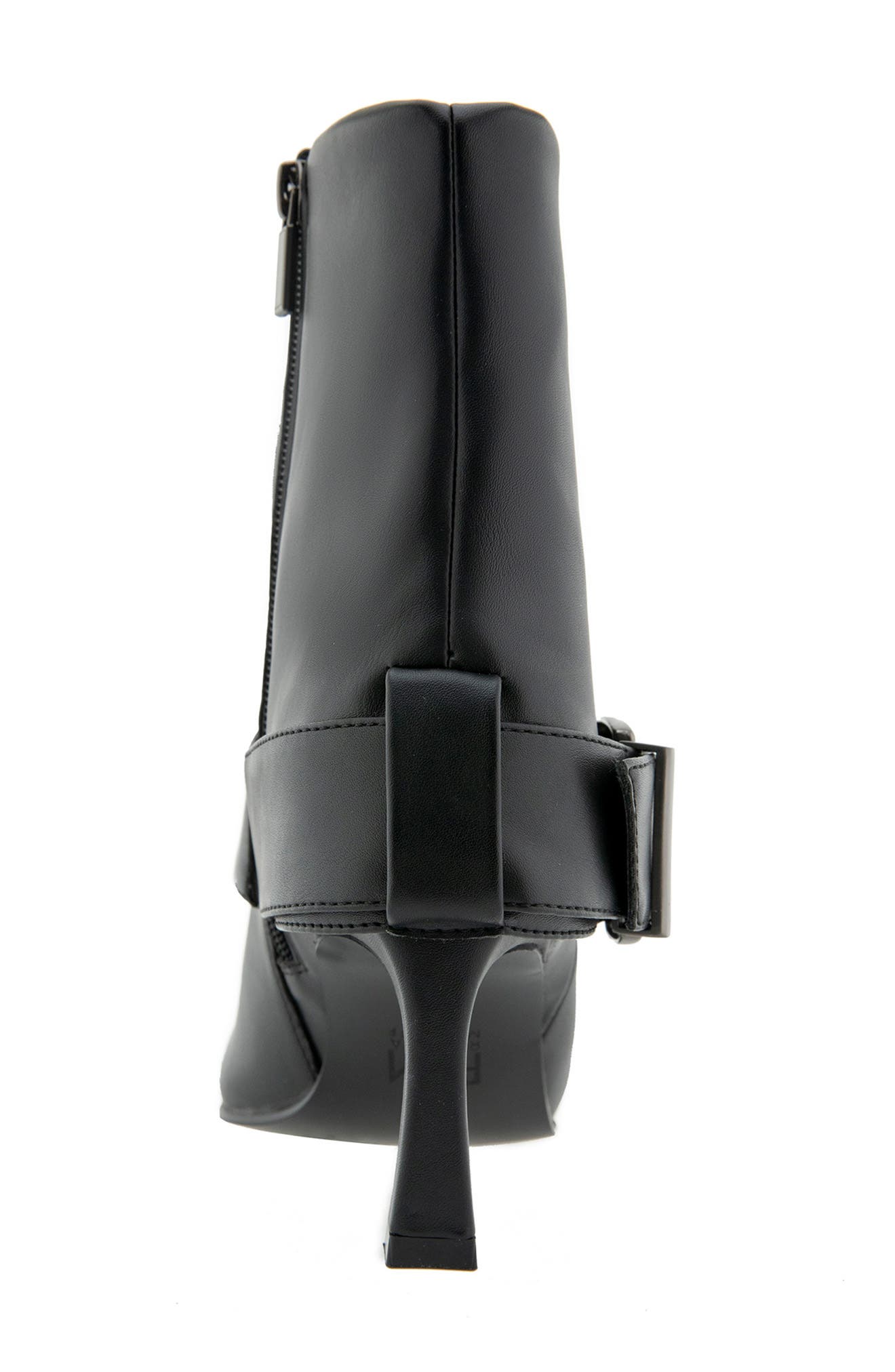 Karina Fold Bootie, Alternate, color, BLACK PU